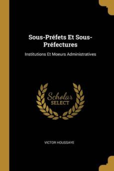 sous-prefets et sous-prefectures-9780270639759