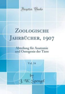 zoologische jahrbucher, 1907, vol. 24-9780365690559