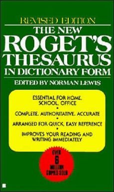 the new roget s thesaurus: in dictionary form-9780425099759