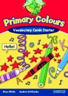 primary colours vocabulary cards starter-9780521667159