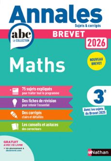 annales abc du brevet 2026 - maths 3e - sujets et corriges + fiches de revisions - epub (ebook)-carole feugere-gilles mora-9782095050559