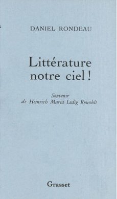 litterature notre ciel! (ebook)-daniel rondeau-9782246852759