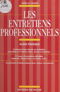 les entretiens professionnels : guide pratique (ebook)-thierry m. carabin-9782402388559