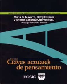 claves actuales de pensamiento-maria g. navarro-betty estevez cedeño-9788400092559