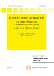 curso de derecho financiero-rafael calvo ortega-9788411255059