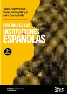 historia de las instituciones españolas (2ª ed.)-9788411920759