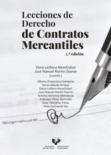 lecciones de derecho de contratos mercantiles-elena leiñena mendizabal-9788413196459
