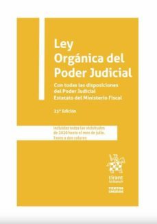 ley organica del poder judicial. con todas las disposiciones del poder judicial. estatuto del ministeria fiscal-jose flors maties-9788413555959