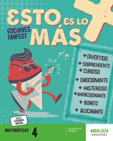 matematicas 4º educacion primaria proyecto fanfest andalucia ed 2023-9788414048559