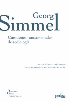 cuestiones fundamentales de sociologia (ebook)-georg simmel-9788417341459