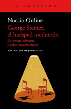 george steiner, el huesped incomodo-9788419036759
