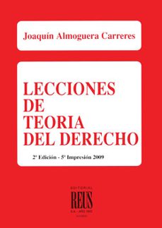 lecciones de teoria del derecho (2ª ed.)-joaquin almoguera carreres-9788429013559