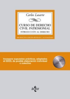 curso de derecho civil patrimonial (18ª ed.)-carlos lasarte alvarez-9788430955459