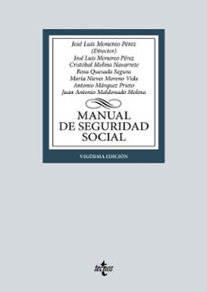 manual de seguridad social (20ª ed.)-jose luis monereo perez-cristobal molina navarrete-9788430990559