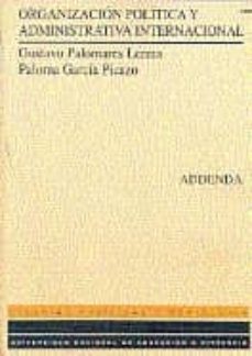 organizacion politica y administrativa internacional. addenda-9788436230659