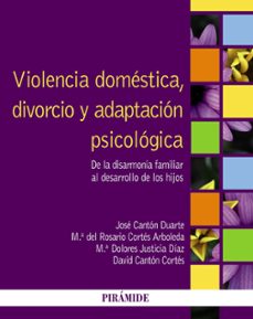 violencia domestica, divorcio y adaptacion psicologica-jose canton duarte-9788436828559