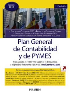 plan general de contabilidad y de pymes (14ª ed.)-9788436839159