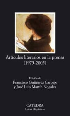 articulos literarios en la prensa (1975-2005)-9788437623559