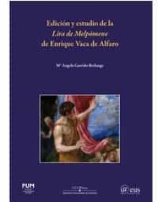 edicion y estudio de la lira de melpomene de enrique vada de alfaro-9788447219759
