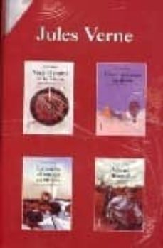 estuche jules verne (4 vols.) (contiene: viaje al centro de la ti erra; cinco semanas en globo; la vuelta al mundo en ochenta dias; miguel strogoff)-julio verne-9788466747059