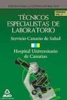 tecnicos especialistas de laboratorio del servicio canario de sal ud/hospital universitario de canarias. temario. volumen ii-9788467648959