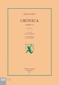 cronica vol.ii llibre i/2-miquel parets-9788472268159