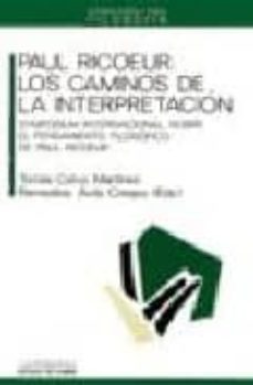 paul ricoeur: los caminos de la interpretacion-t. (ed. lit.) calvo-9788476583159