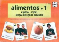 alimentos 1. español-ingles. lengua de signos española.-9788478699759