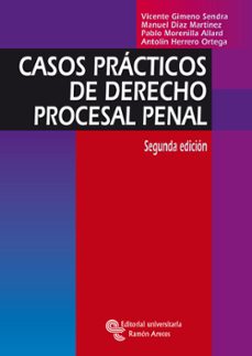 casos practicos de derecho procesal penal (2ª ed.)-vicente gimeno sendra-9788480048859