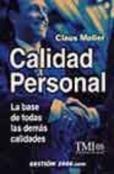 calidad personal: la base de todas las demas calidades-9788480884259