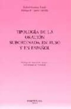 tipologia de la oracion subordinada en ruso y en español-9788481559859
