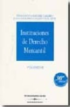 instituciones derecho mercantil (vol. 2) (30ª ed.)-9788483554159