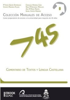 comentario de textos y lengua castellana (ebook)-maria jesus garcia dominguez-vicente marrero pulido-consuelo herrera caso-9788490421659