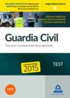 guardia civil. test para la preparacion de oposicion-9788490933459