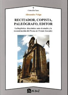 recitador, copista, paleografo, editor-9788492658459