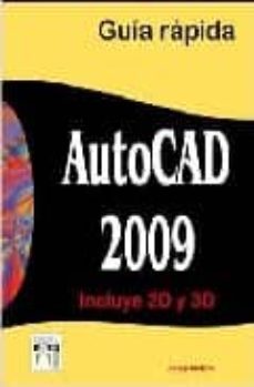 autocad 2009: guia rapida-josep molero-9788496897359