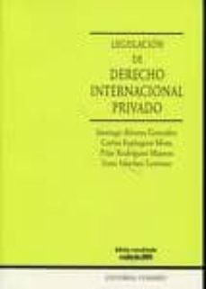 legislacion de derecho internacional privado (12ª ed.)-9788498365559