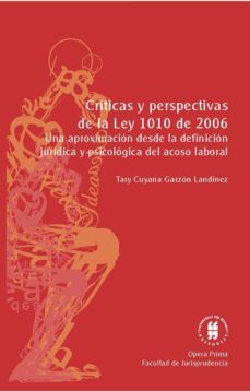 críticas y perspectivas de la ley 1010 de 2006 (ebook)-tary cuyana garzon landinez-9789587383959