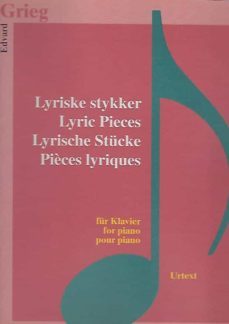 grieg. lyriske styker. lyric pieces-edvard grieg-9789638303059