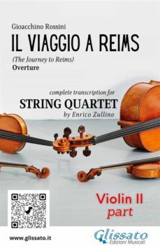 violin ii part "il viaggio a reims" for string quartet (ebook)-9791220862059