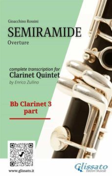 bb clarinet 3 part of "semiramide" for clarinet quintet (ebook)-9791220871259