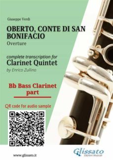 bb bass clarinet part of "oberto" for clarinet quintet (ebook)-9791221376159