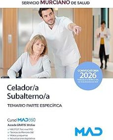 celador / subalterno del servicio murciano de salud (sms). temari o especifico-9791370285159