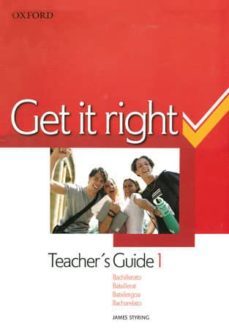 get it right 1 teacher s guide (spanish)-9780194746069