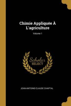 chimie appliquee a lagriculture; volume 1-9780270832969