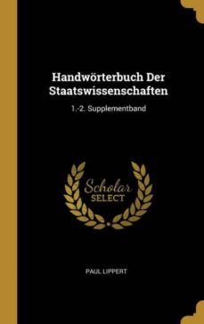 handwrterbuch der staatswissenschaften-9780274446469