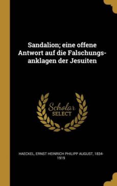 sandalion eine offene antwort auf die falschungsanklagen der jesuiten-9780353741669