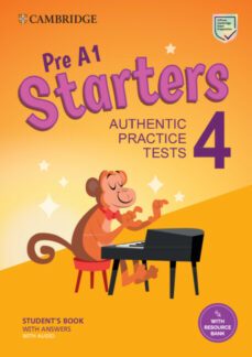 pre a1 starters 4 student s book with answers with audio with resource bank-9781009036269