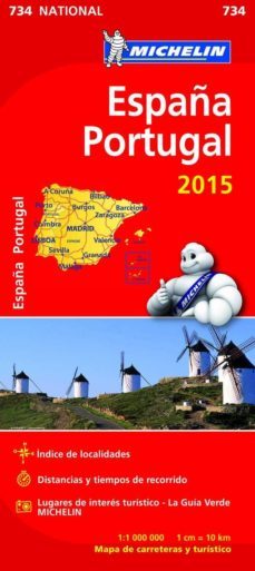 mapa españa - portugal  2015 ref. 11734-9782067199569