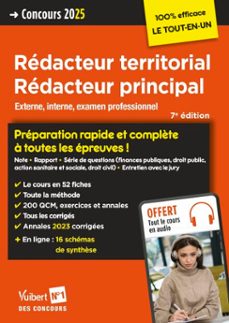 concours redacteur territorial et redacteur principal - categorie b - preparation rapide et complète a toutes les epreuves (ebook)-9782311219869